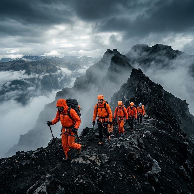 Cinematic adventure scene left